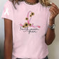 Women's Faith Over Fear  Print Casual T-shirt