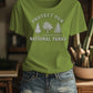 Women's National Park Print Casual T-Shirt