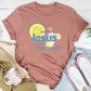 Women's Jesus Pattern Round-Neck T-Shirt