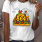Retro 86 47 Print T-Shirt