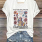 Women's Statue of Liberty Print Casual T-Shirt