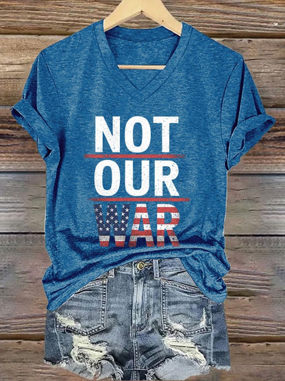 Women's Not Our War T-Shirt