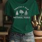 Women's National Park Print Casual T-Shirt