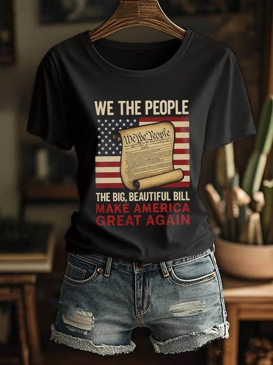 Women's “ The Big Beautiful Bill” Round Neck T-shirt