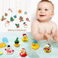 🎅24 יחידות חג המולד Rubber Ducks לוח שנה