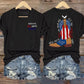 Women's Brought To You Courtesy Of The Red, White & Blue Print Casual T-Shirt