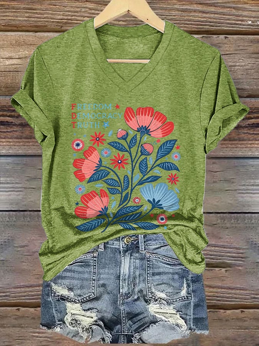 Women's Freedom Democracy Truth T-Shirt