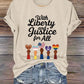 Women's With Liberty Justice for All  Print Caasual T-shirt
