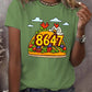 Retro 86 47 Print T-Shirt