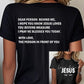 Women's Love Like Jesus Print Casual  T-Shirt