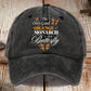 Retro The Only Good Orange Monarch Is A Butterfly Print Baseball Cap