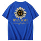 Jesus Saves My Life Pattern100% Cotton T-Shirt