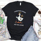 Women's Christian Goose  On The Loose Pattern Round-Neck T-Shirt
