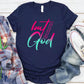 Women's But God Pattern Round-Neck T-Shirt