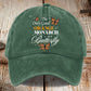 Retro The Only Good Orange Monarch Is A Butterfly Print Baseball Cap