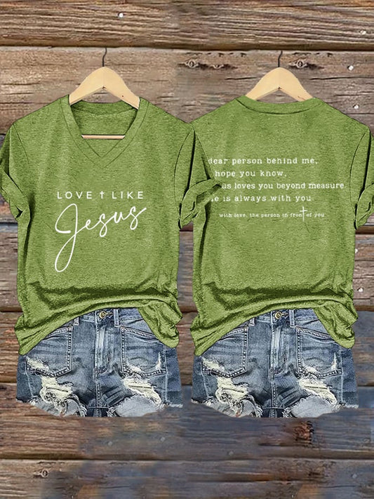 Women's Faith Printed Casual T-Shirt