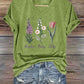Women's Fashion Casual FDT Floral T-shirt