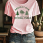 Women's National Park Print Casual T-Shirt