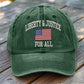 Liberty and Justice For All Print Hat