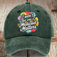 Retro I Won't Get Over It Medicaid Matters Print Baseball Cap