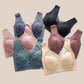 BRA FOR YOU®WIRELESS COMFORT חזיית פוש אפ תחרה משי (קנה 1 וקבל 2 בחינם)