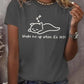Retro Wake Me Up When It's 2029 FDT Print T-Shirt