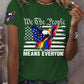 Women's We The People Means Everyone Print Round Neck T-Shirt