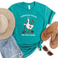 Women's Christian Goose  On The Loose Pattern Round-Neck T-Shirt