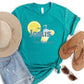 Women's Jesus Pattern Round-Neck T-Shirt