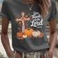 Women's casual thank you T-shirt