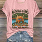 Women's Protect National Parks Print V-Neck T-Shirt