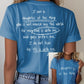 Women's Faith Daughter Of The King Print Crew Neck T-Shirt