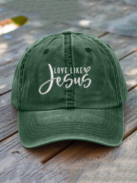 Unisex Love Like Jesus Baseball Cap