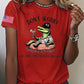 Women's Alligator Alcatraz Funny Florida Everglades Dark Humor Printed T-shirt