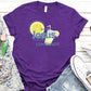 Women's Jesus Pattern Round-Neck T-Shirt