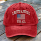 Liberty and Justice For All Print Hat