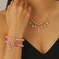 AIDS Breast Prevention Badge Necklace