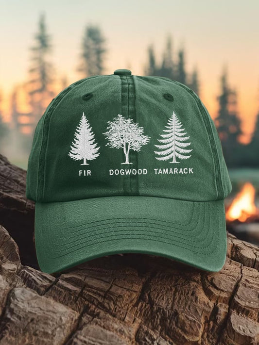 Unisex National Park Tree FDT Washed Cotton Hat