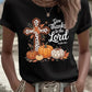 Women's casual thank you T-shirt