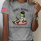 Women's Alligator Alcatraz Funny Florida Everglades Dark Humor Printed T-shirt