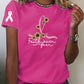 Women's Faith Over Fear  Print Casual T-shirt