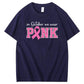 In October We Wear Pink Pattern100% Cotton T-Shirt