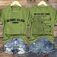 V-Neck Retro Funny WDNC Club Menopause Perimenopause Print T-Shirt