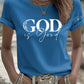 Women's casual vintage God is good T-shirt