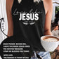 Women's Love Like Jesus Print Casual  Tank Top