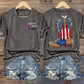 Women's Brought To You Courtesy Of The Red, White & Blue Print Casual T-Shirt