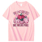 In October We Wear Pink Pattern100% Cotton T-Shirt