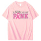 In October We Wear Pink Pattern100% Cotton T-Shirt