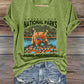 Women's Protect National Parks Print V-Neck T-Shirt