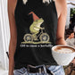Women's Off To Cause A Kerfuffle Print Casual Tank Top